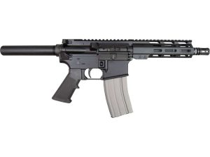 Del-Ton Lima AR-15 Pistol 5.56/223, 7.5" Barrel, M-LOK, Buffer Tube/No Brace, Black, 30rd